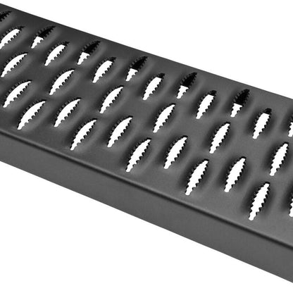 Westin Ford Transit Van 150/250/350 (Single 54in Pass Door) Grate Steps Running Boards - Tex. Blk