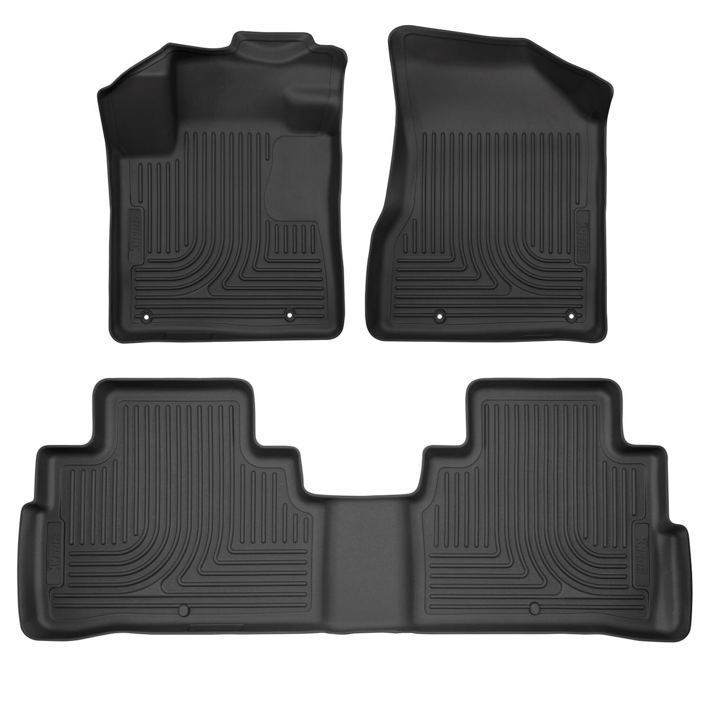 Weatherbeater Front & 2nd Seat Floor Liners For 2015-2018 Murano Husky Liners
