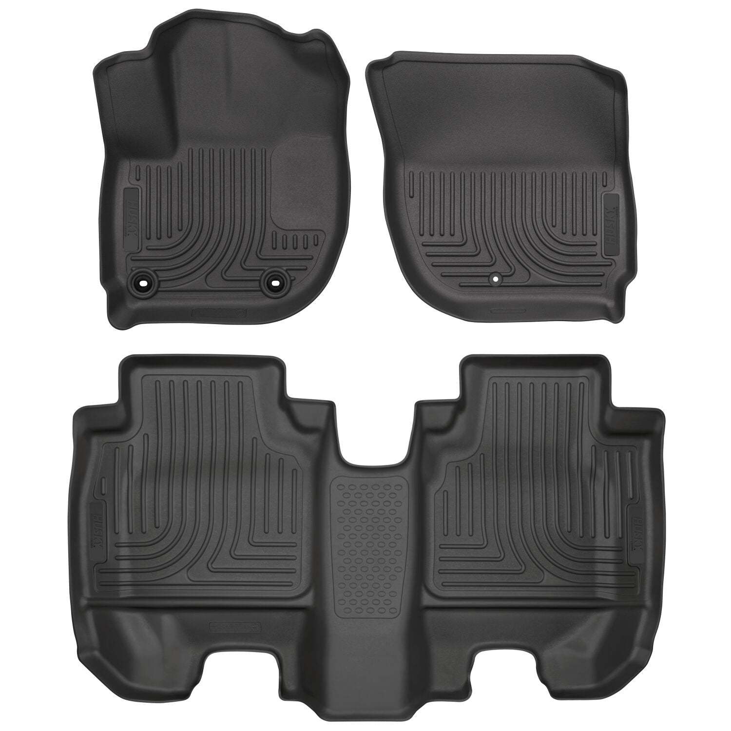 Weatherbeater Front & 2nd Seat Floor Liners For 2016-2022 HR-V Husky Liners