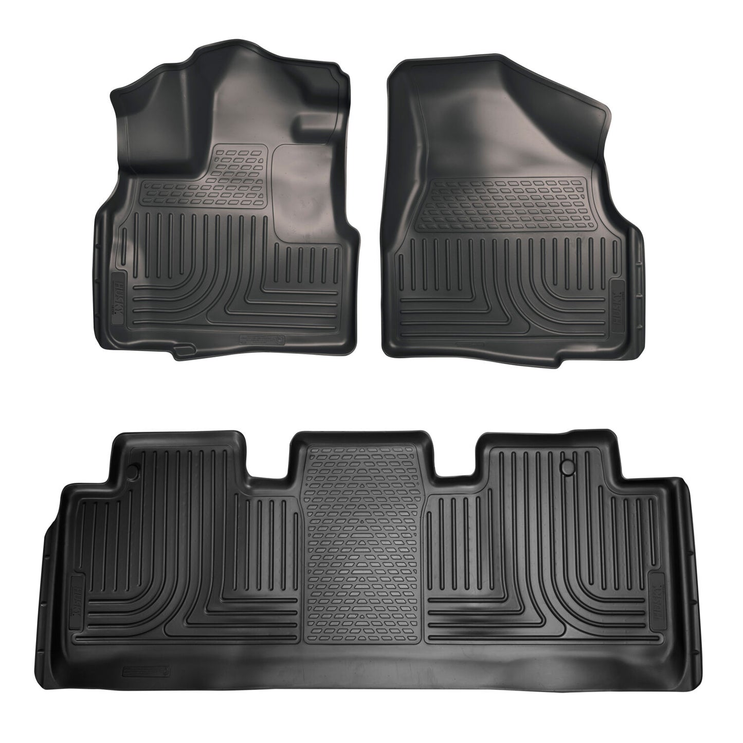 Weatherbeater Front & 2nd Seat Floor Liners For 2011-2017 Odyssey Husky Liners