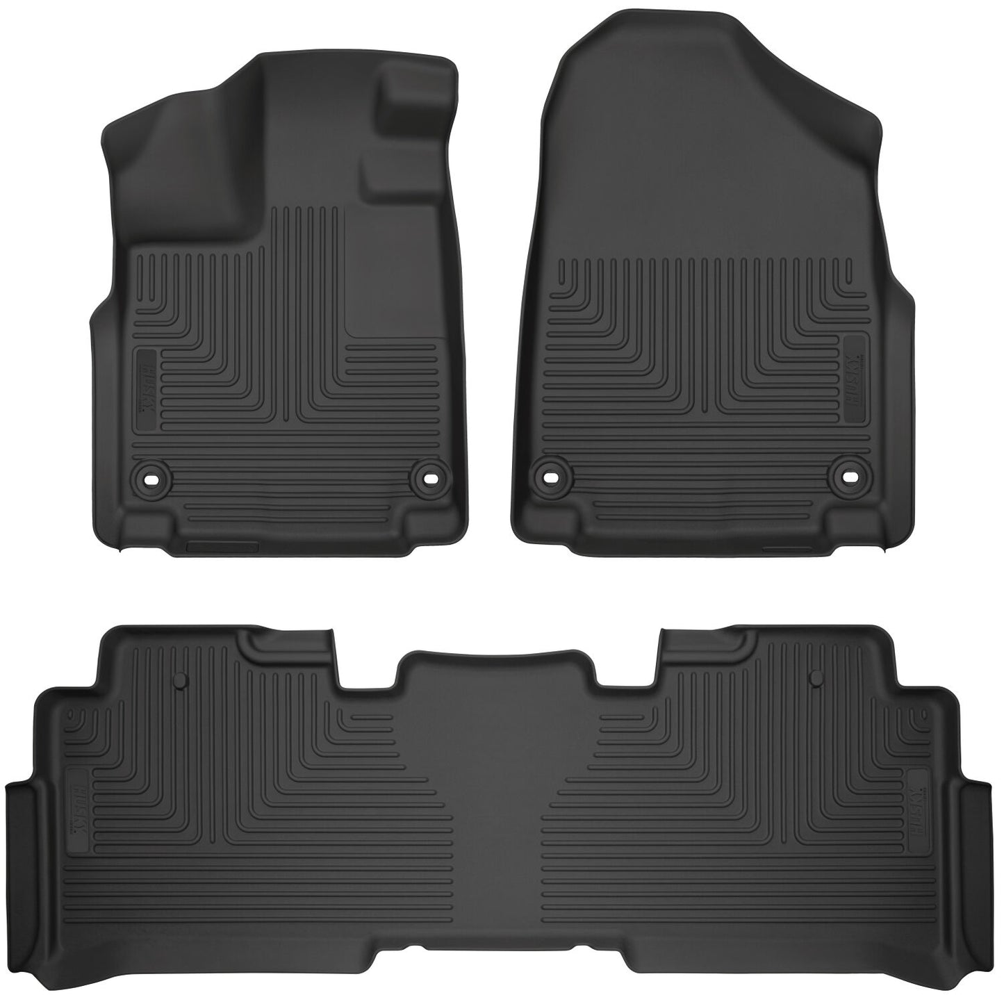 Weatherbeater Front & 2nd Seat Floor Liners For 2018-2025 Odyssey Husky Liners