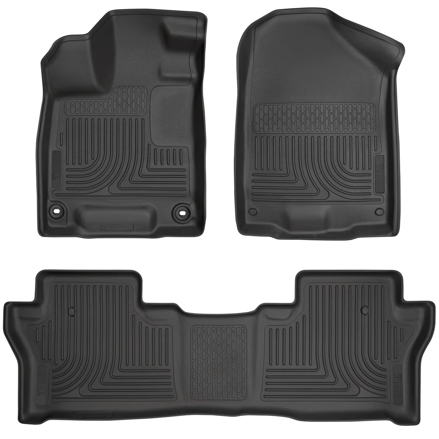 Weatherbeater Front & 2nd Seat Floor Liners For 2019-2025 Passport Husky Liners