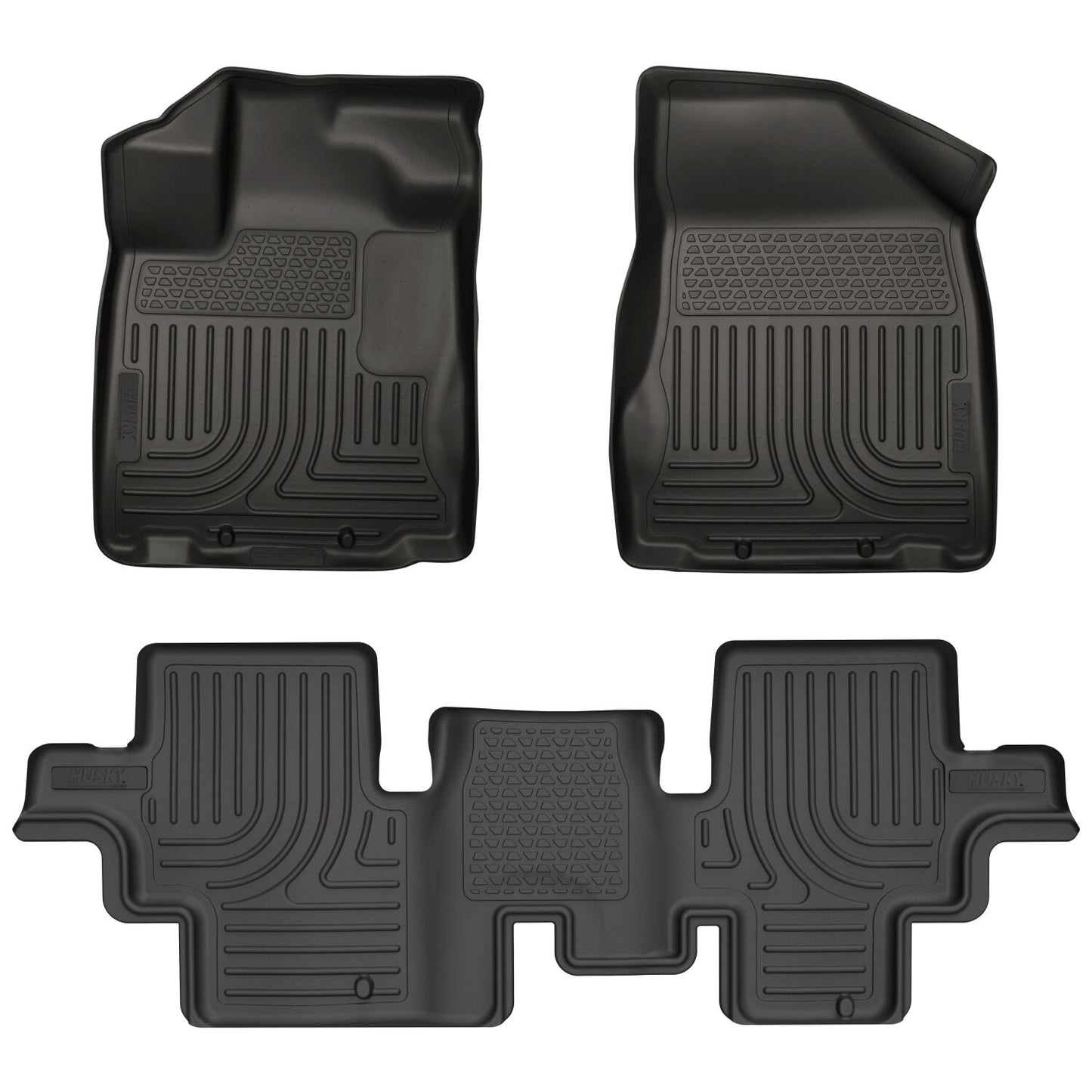 Weatherbeater Front & 2nd Seat Floor Liners For 2013-2020 Pathfinder Husky Liners