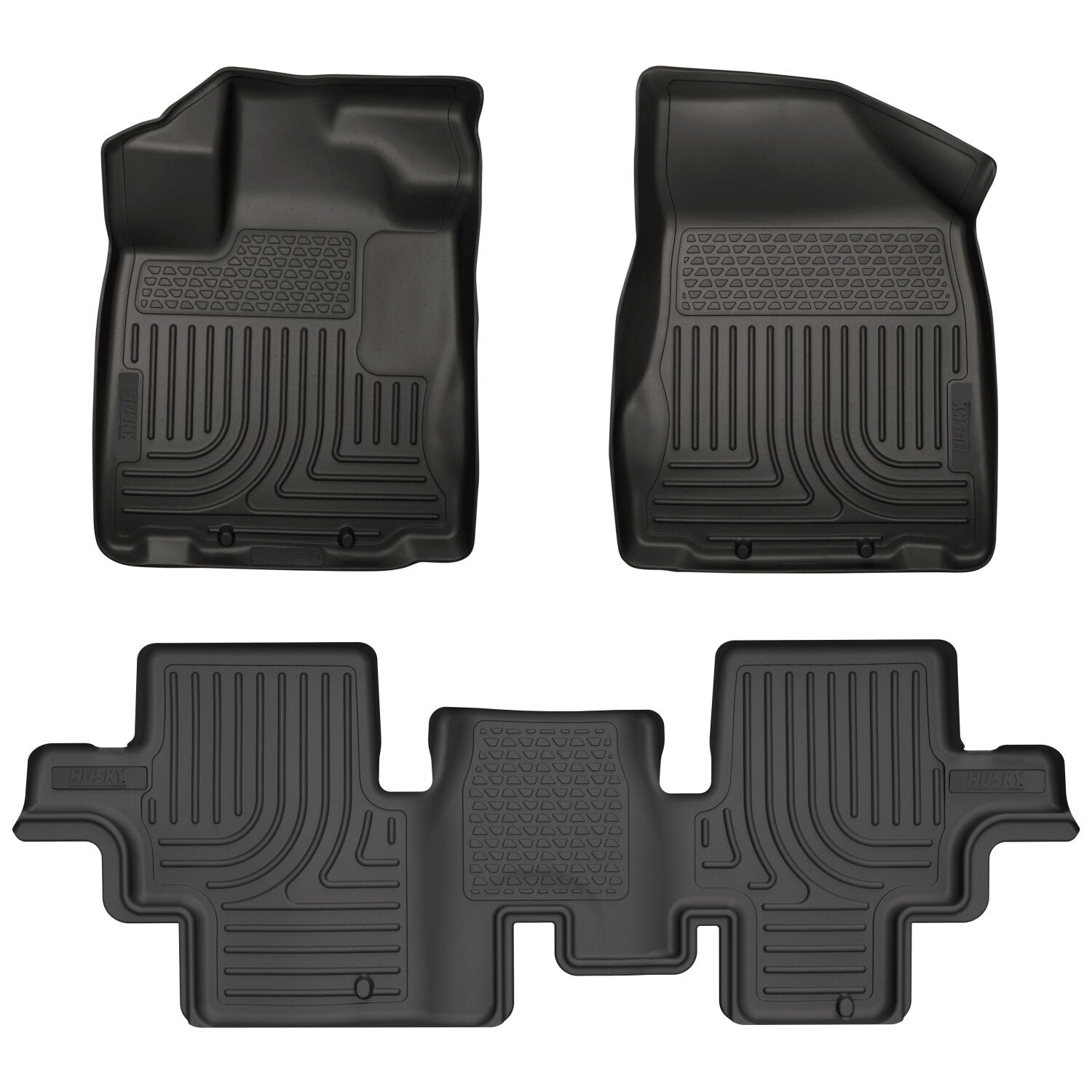 Weatherbeater Front & 2nd Seat Floor Liners For 2013-2020 Pathfinder Husky Liners