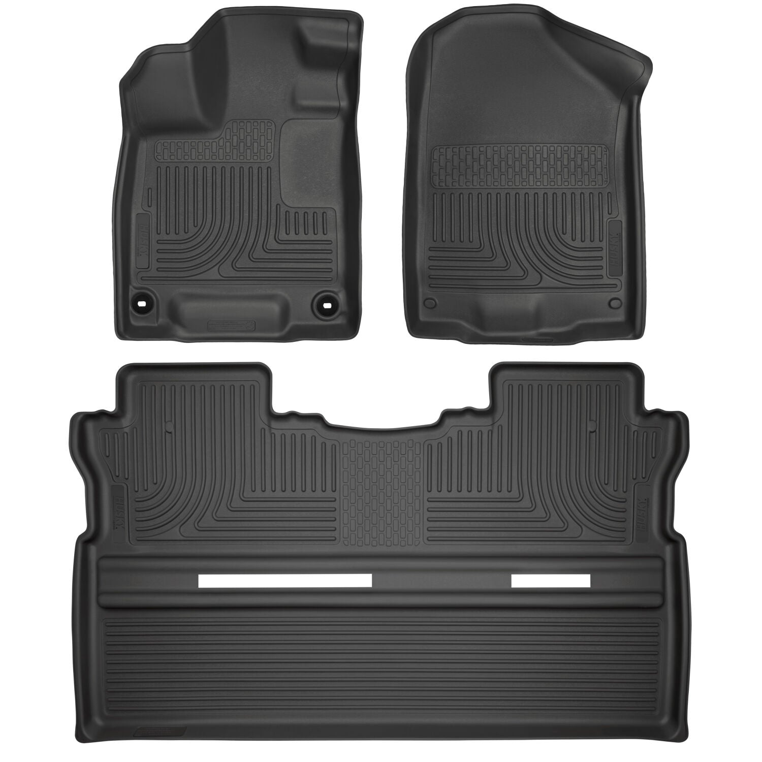 Weatherbeater Front & 2nd Seat Floor Liners For 2017-2025 Ridgeline Husky Liners