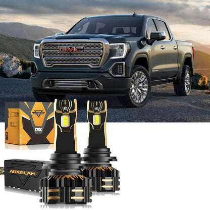 For 2000-2002 GMC Sierra 1500 9005 9006 LED Headlight Bulbs Bundle