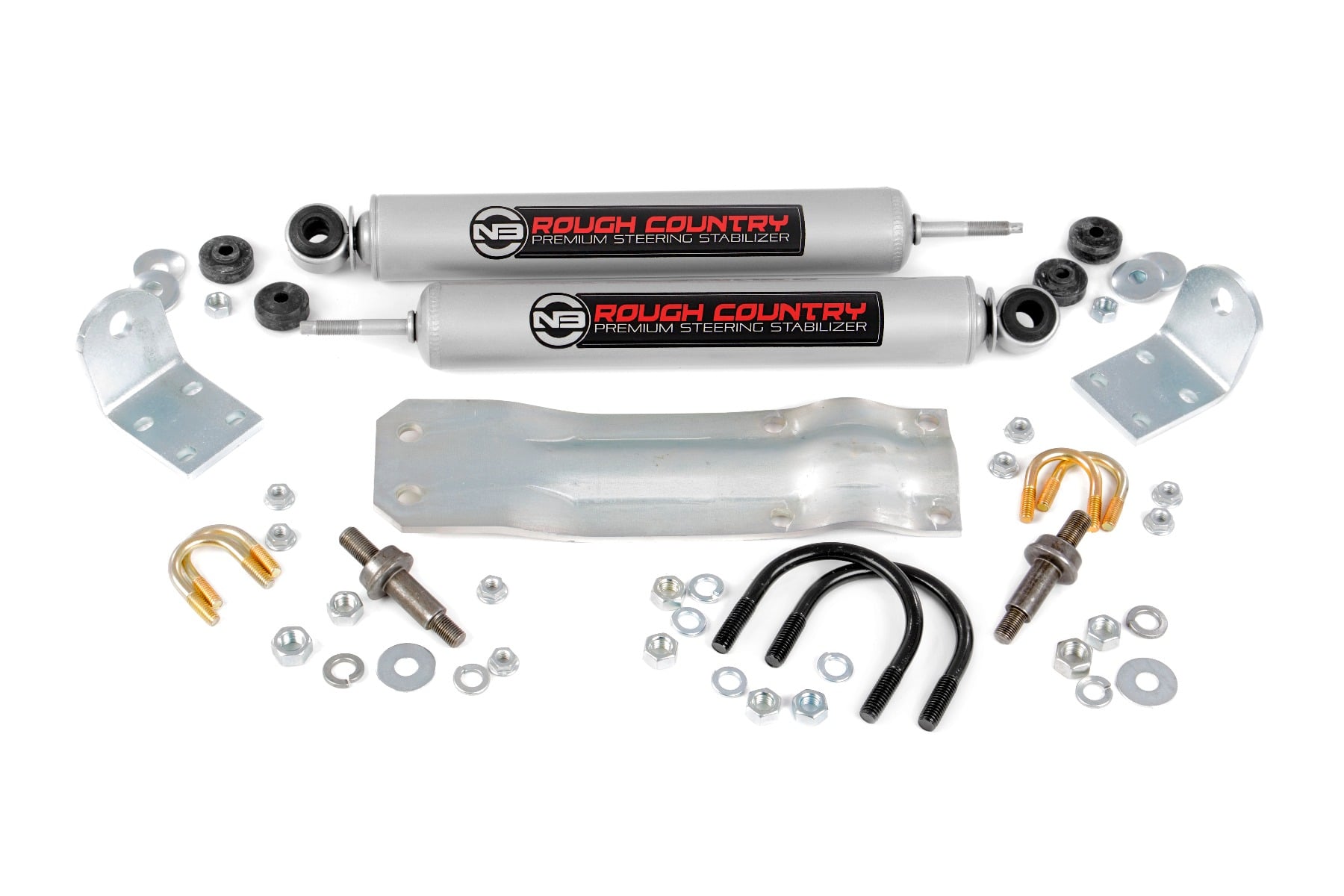 N3 Steering Stabilizer | Dual | 2-8 Inch Lift | Ram 1500 4WD (1994-1999)