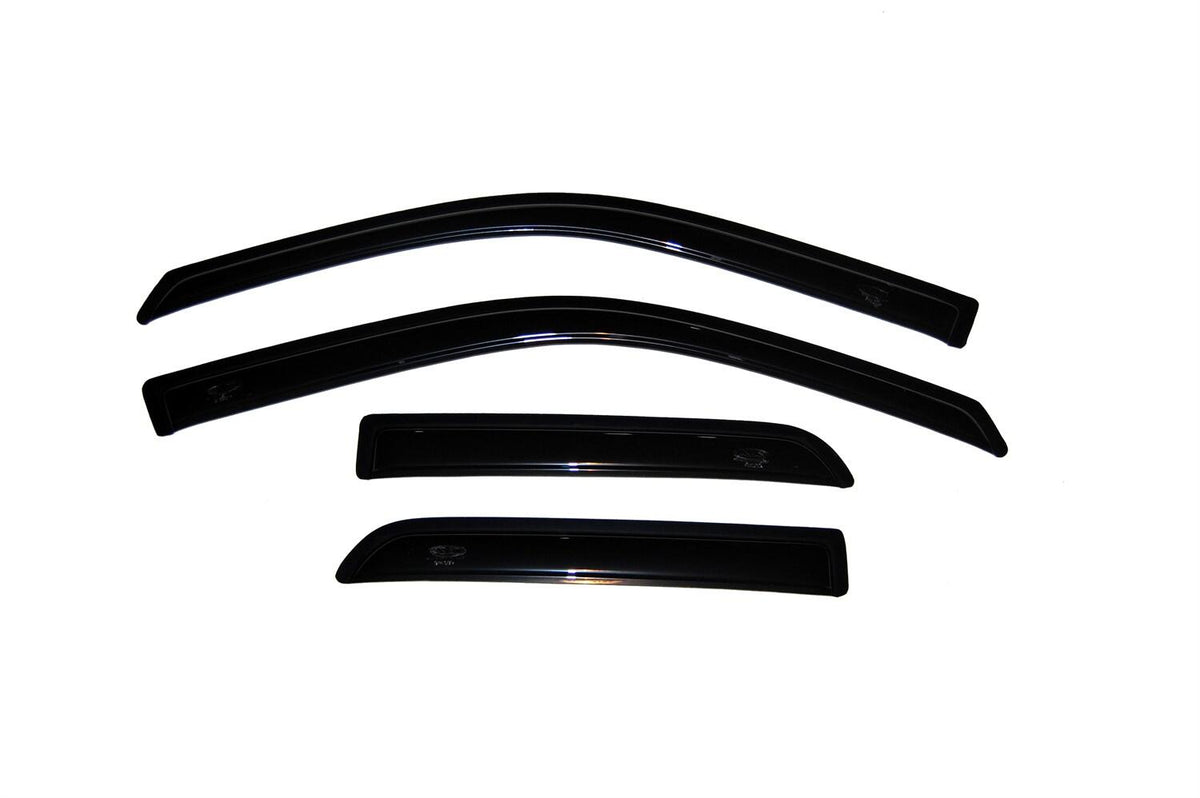 Ventvisor Deflector for 2009-2023 Ram 1500/Dodge Ram 1500 Quad Cab Pickup Smoke Outside Mount 4 Piece AVS