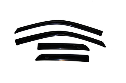 Ventvisor Deflector for 2009-2023 Ram 1500/Dodge Ram 1500 Quad Cab Pickup Smoke Outside Mount 4 Piece AVS