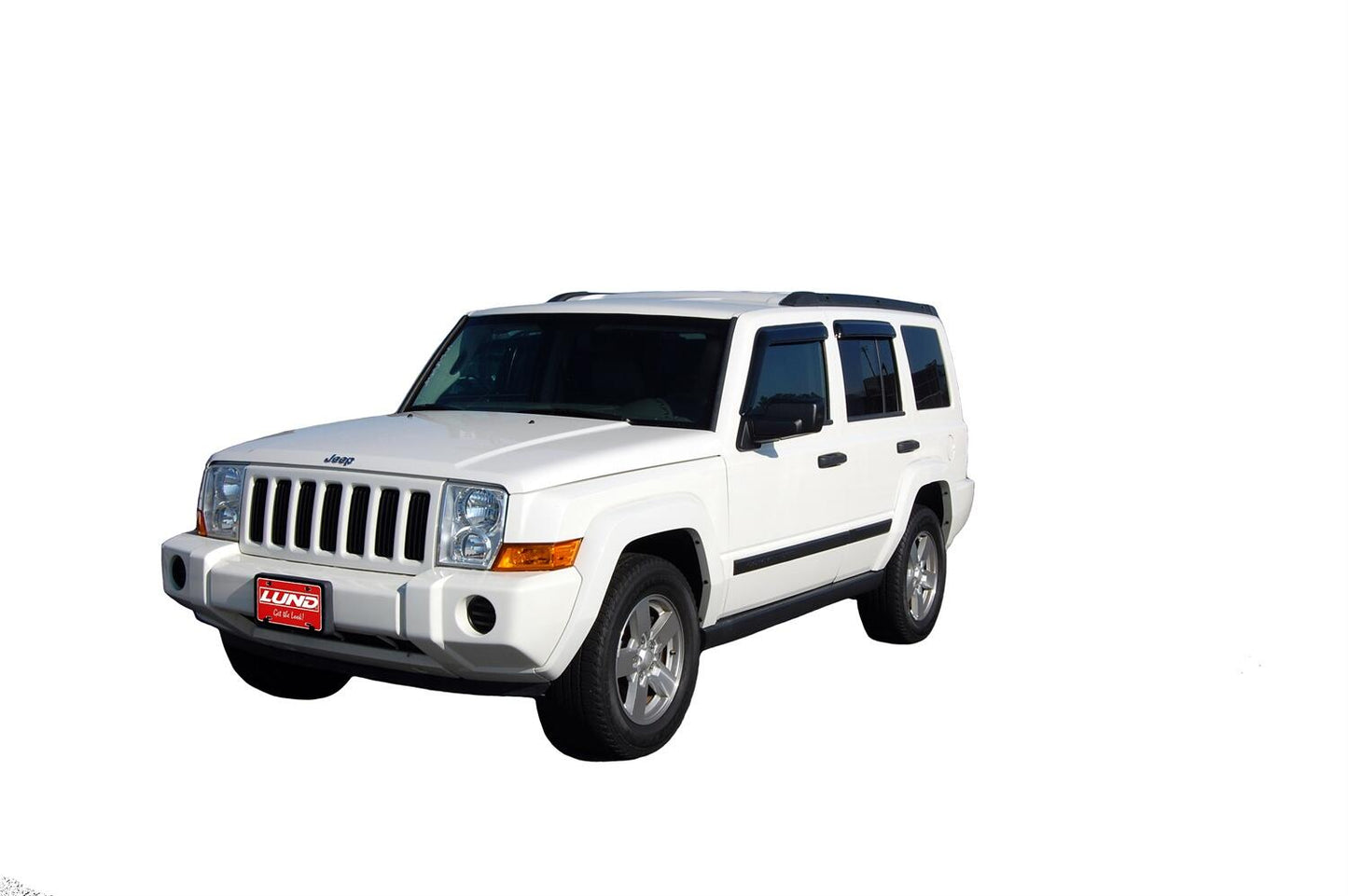 Ventvisor Deflector for 2006-2010 Jeep Commander Smoke Outside Mount 4 Piece AVS