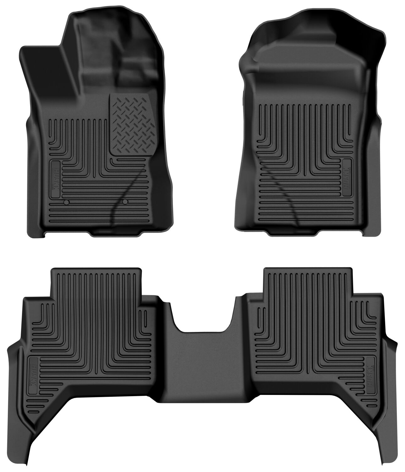 Weatherbeater Front & 2nd Seat Floor Liners For 2024 Ranger Husky Liners