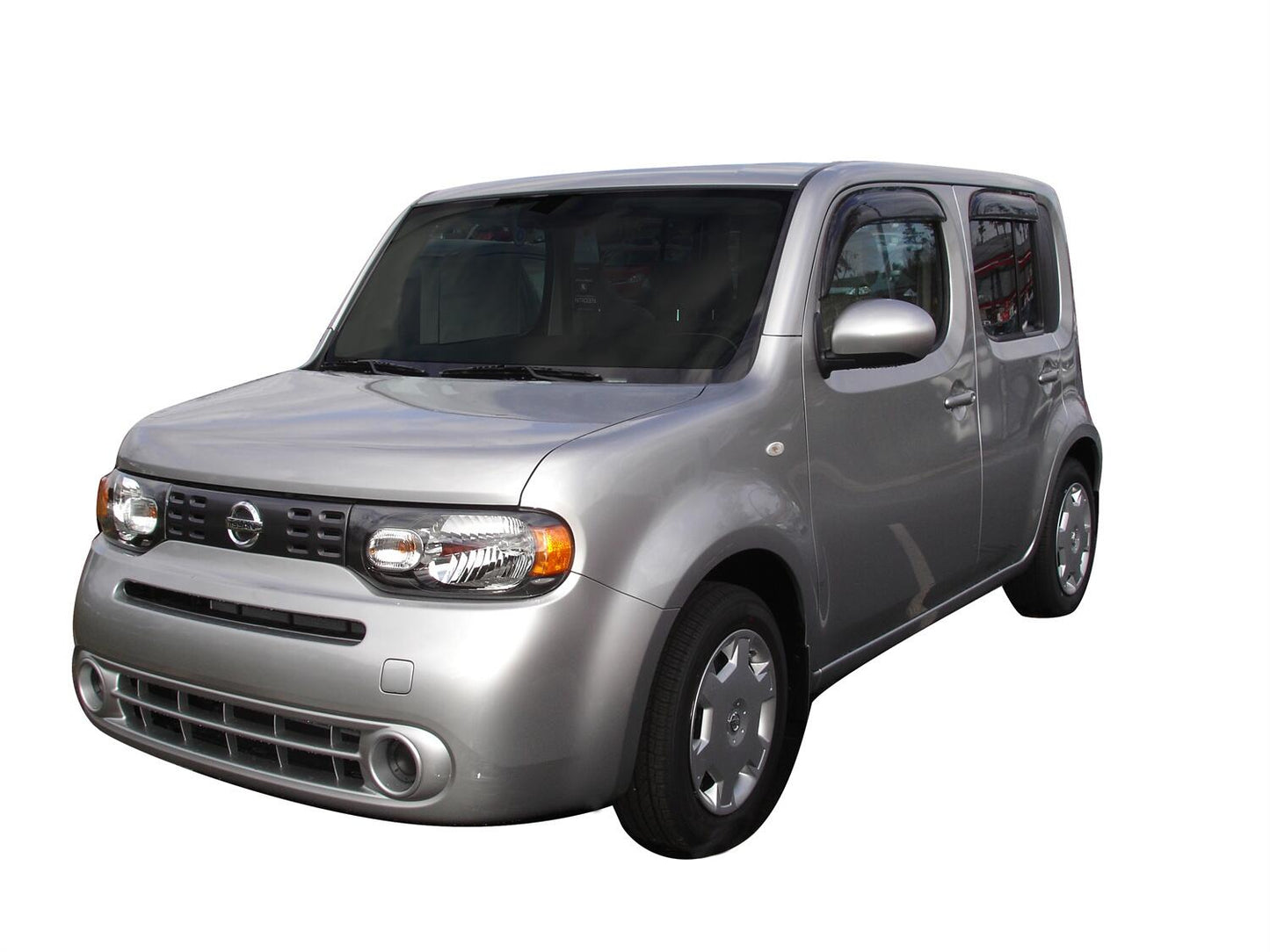 Ventvisor Deflector for 2009-2014 Nissan Cube Smoke Outside Mount 4 Piece AVS