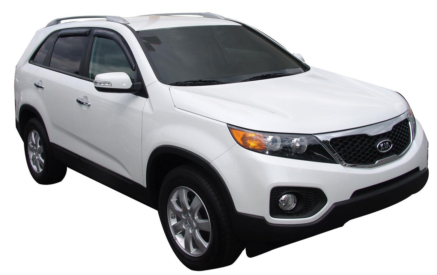 Ventvisor Deflector for 2011-2015 Kia Sorento Smoke Outside Mount 4 Piece AVS