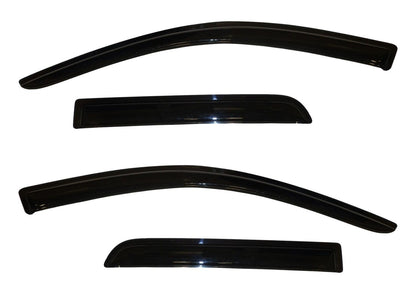 Ventvisor Deflector for 2011-2013 Mitsubishi Outlander Smoke Outside Mount 4 Piece AVS
