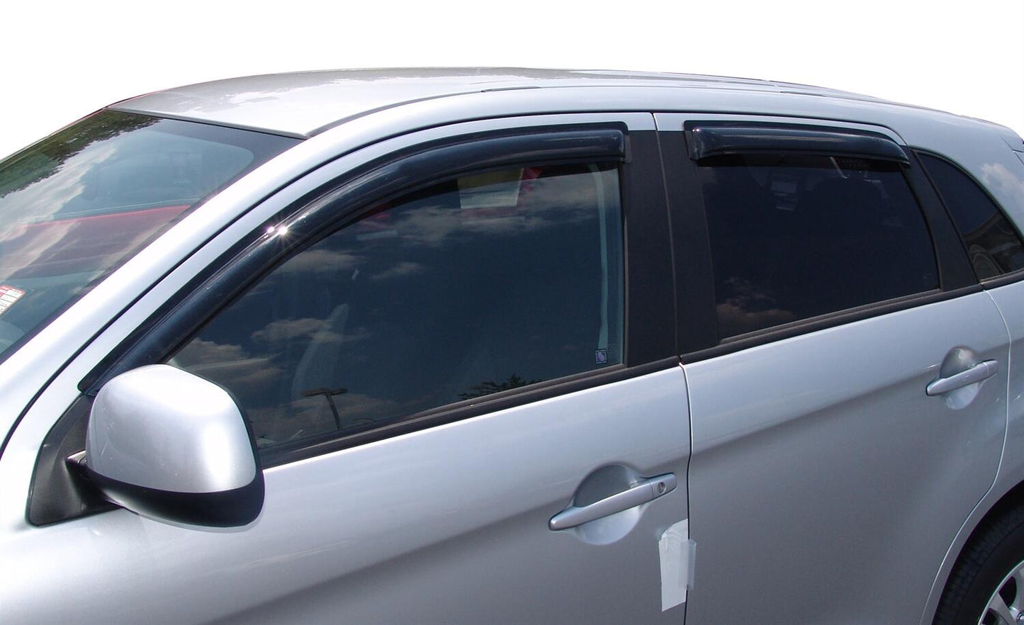 Ventvisor Deflector for 2011-2013 Mitsubishi Outlander Smoke Outside Mount 4 Piece AVS
