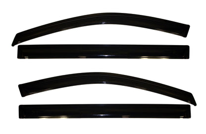 Ventvisor Deflector for 2008-2018 Dodge Grand Caravan/Chrysler Town & Smoke Outside Mount 4 Piece AVS