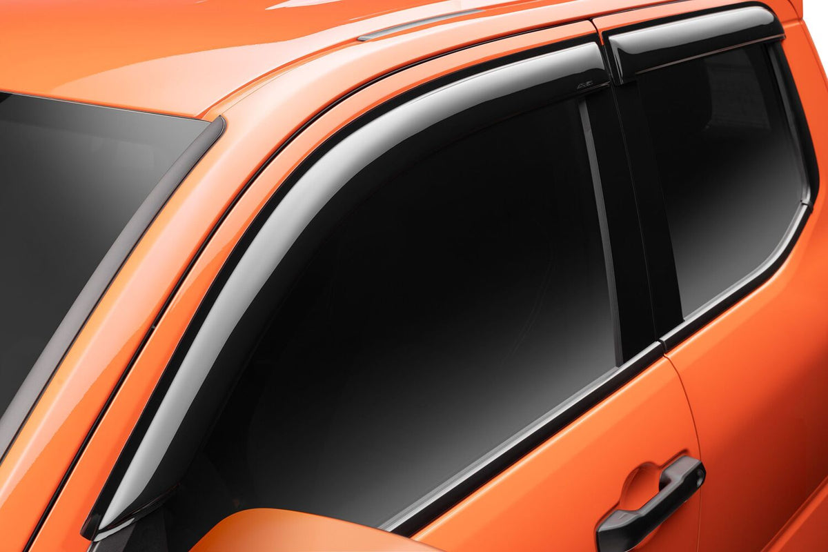 Ventvisor Deflector for 2024-2026 Toyota Tacoma Double Cab Pickup Smoke Outside Mount 4 Piece AVS