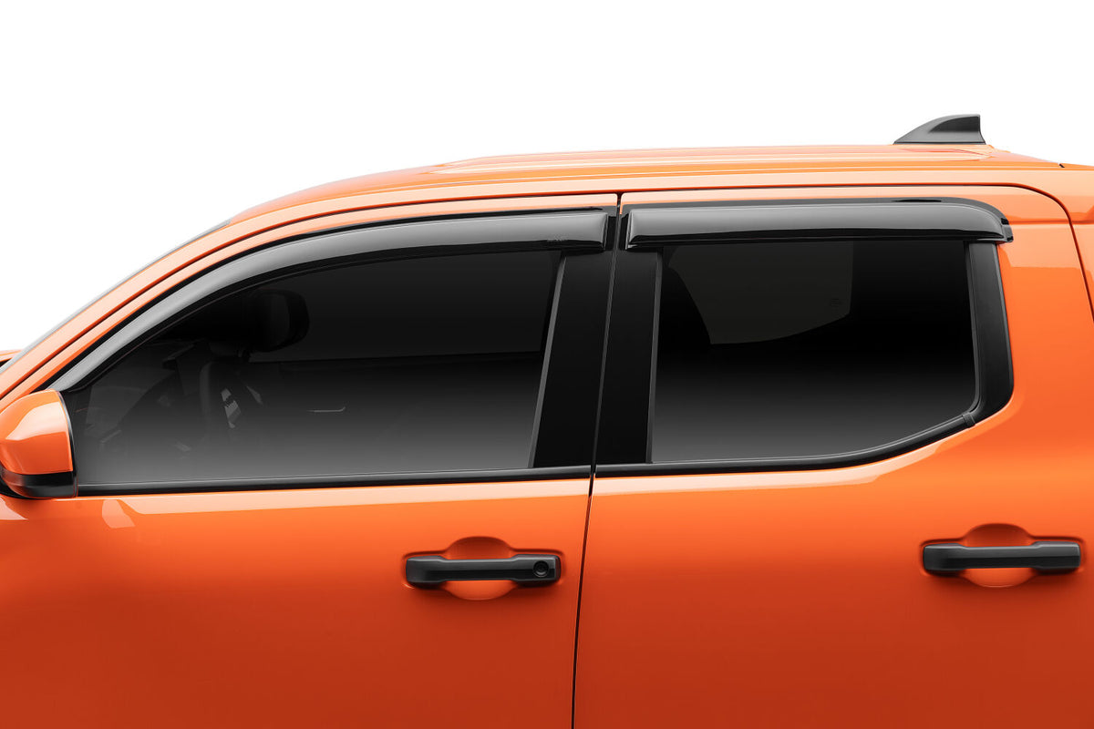 Ventvisor Deflector for 2024-2026 Toyota Tacoma Double Cab Pickup Smoke Outside Mount 4 Piece AVS