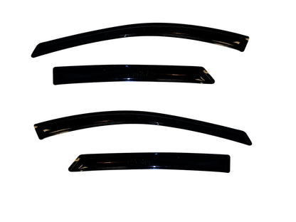 Ventvisor Deflector for 2015-2017 Mitsubishi L200 Smoke Outside Mount 4 Piece AVS