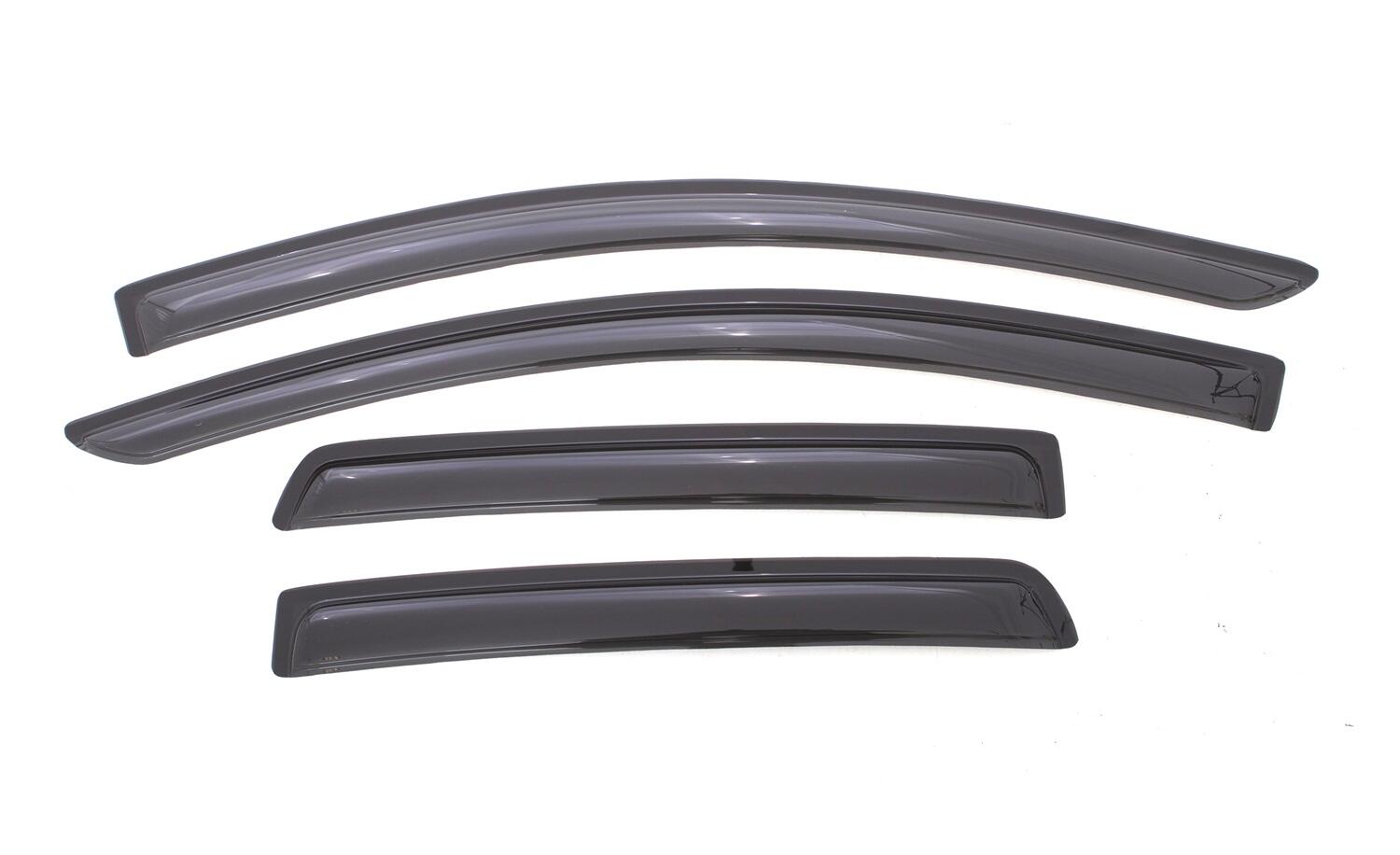 Ventvisor Deflector for 2007-2011 Chevrolet Aveo5 Hatchback Smoke Outside Mount 4 Piece AVS