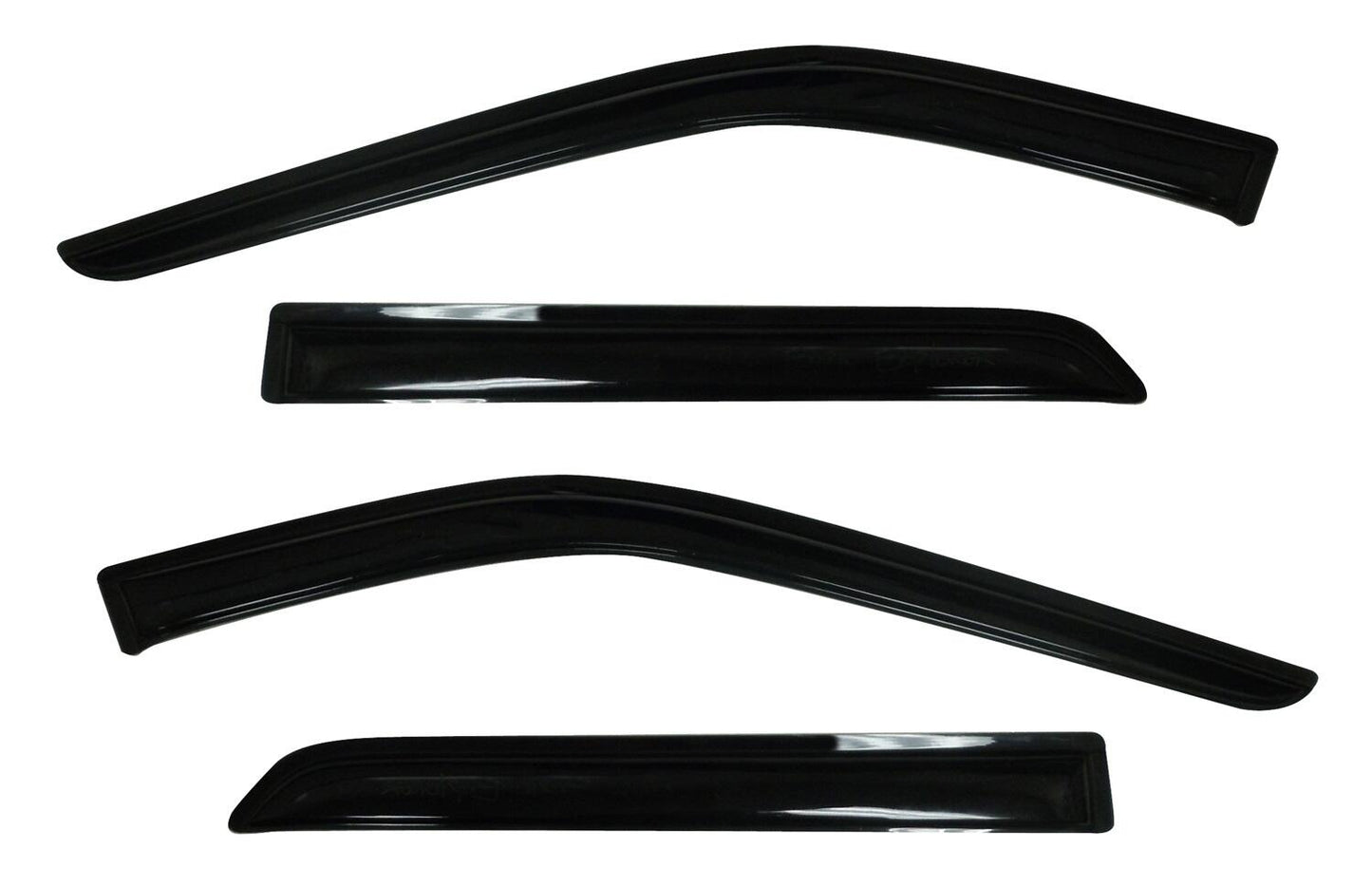 Ventvisor Deflector for 2011-2019 Ford Explorer Smoke Outside Mount 4 Piece AVS