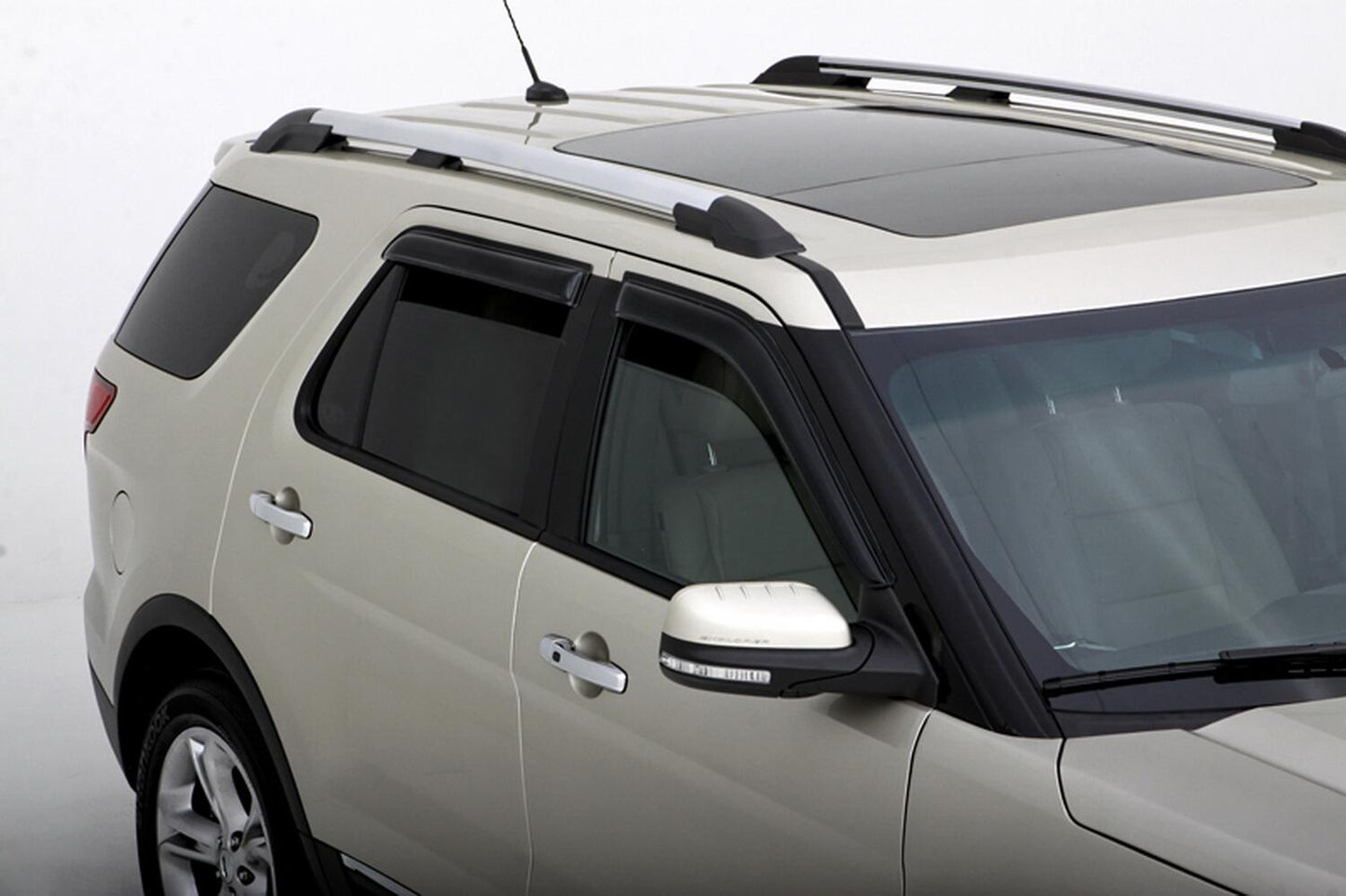 Ventvisor Deflector for 2011-2019 Ford Explorer Smoke Outside Mount 4 Piece AVS