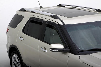 Ventvisor Deflector for 2011-2019 Ford Explorer Smoke Outside Mount 4 Piece AVS