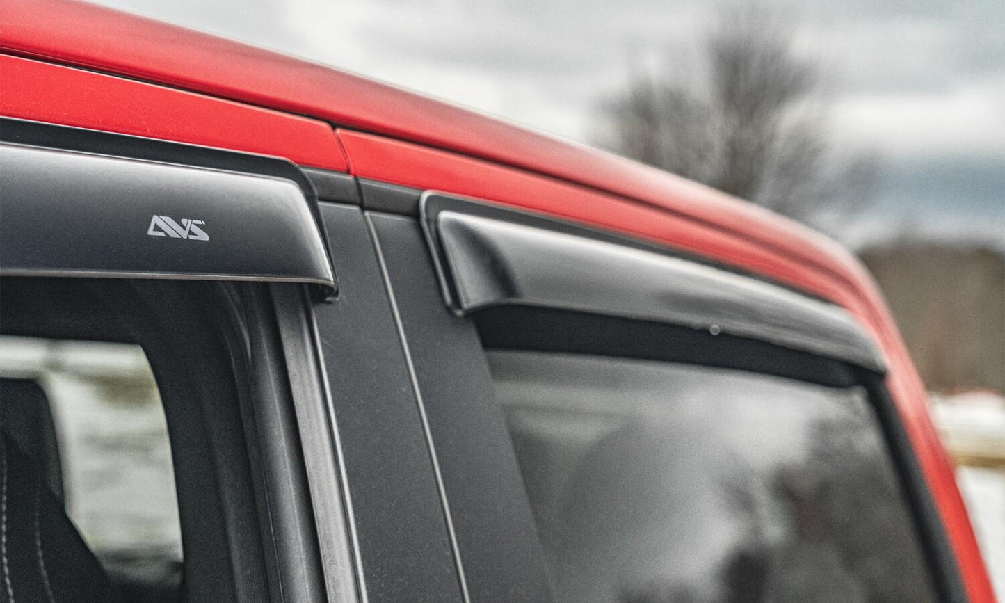 Ventvisor Deflector Smoke Outside Mount 4 Piece AVS