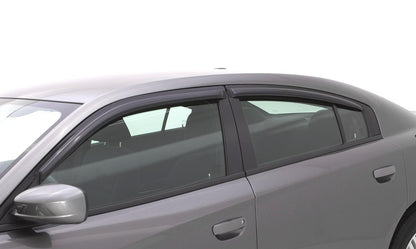 Ventvisor Deflector for 2011-2023 Dodge Charger Smoke Outside Mount 4 Piece AVS