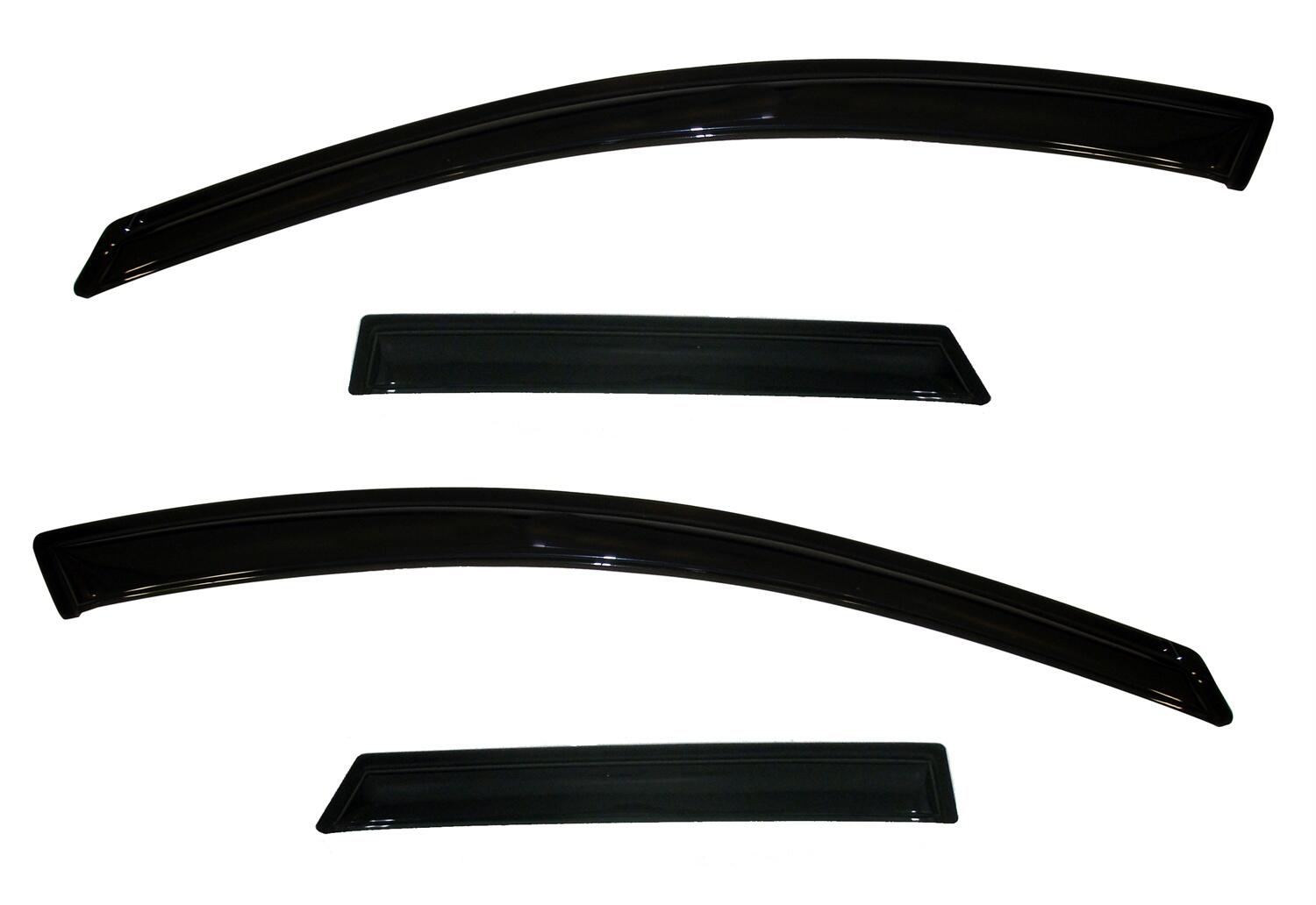 Ventvisor Deflector for 2010-2013 Mazda 3 and More Hatchback Smoke Outside Mount 4 Piece AVS