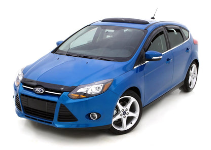 Ventvisor Deflector for 2012-2018 Ford Focus Sel and More Smoke Outside Mount 4 Piece AVS