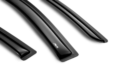 Ventvisor Deflector for 2019-2026 Ford Ranger SuperCrew Cab Pickup Smoke Outside Mount 4 Piece AVS