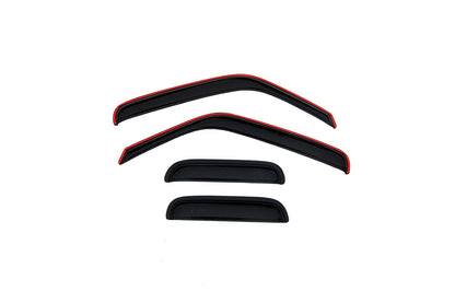 Ventvisor Deflector for 1999-2011 Mazda B3000/Ford Ranger Smoke In-Channel Only 4 Piece AVS