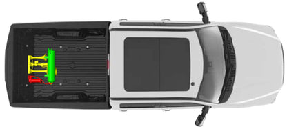 Kleinn 17-26 Ford F-250/ F-350 Onboard Air System w/ Model 730 Horns Spare Tire Location