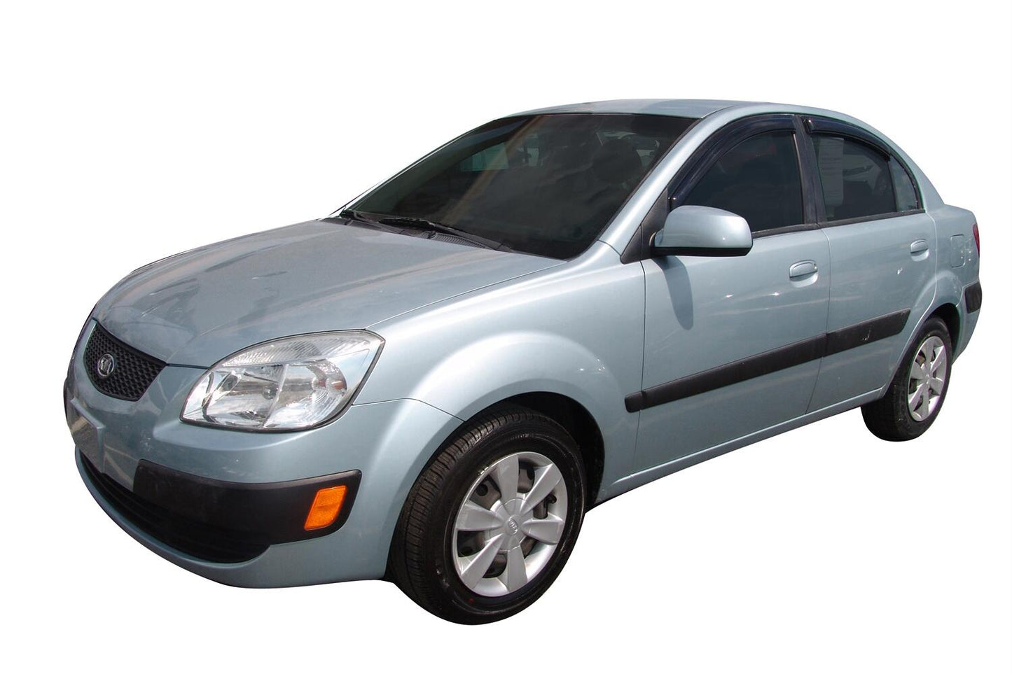 Ventvisor Deflector for 2006-2009 Kia Rio Smoke Outside Mount 4 Piece AVS