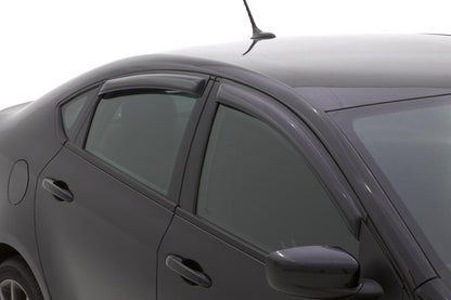 Ventvisor Deflector for 2013-2016 Dodge Dart Smoke Outside Mount 4 Piece AVS