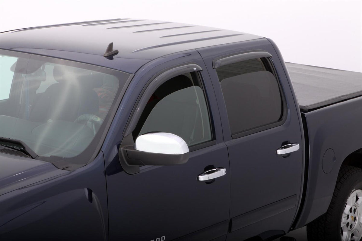 Ventvisor Deflector for 2022-2026 Toyota Tundra Double Cab Pickup Smoke Outside Mount 4 Piece AVS