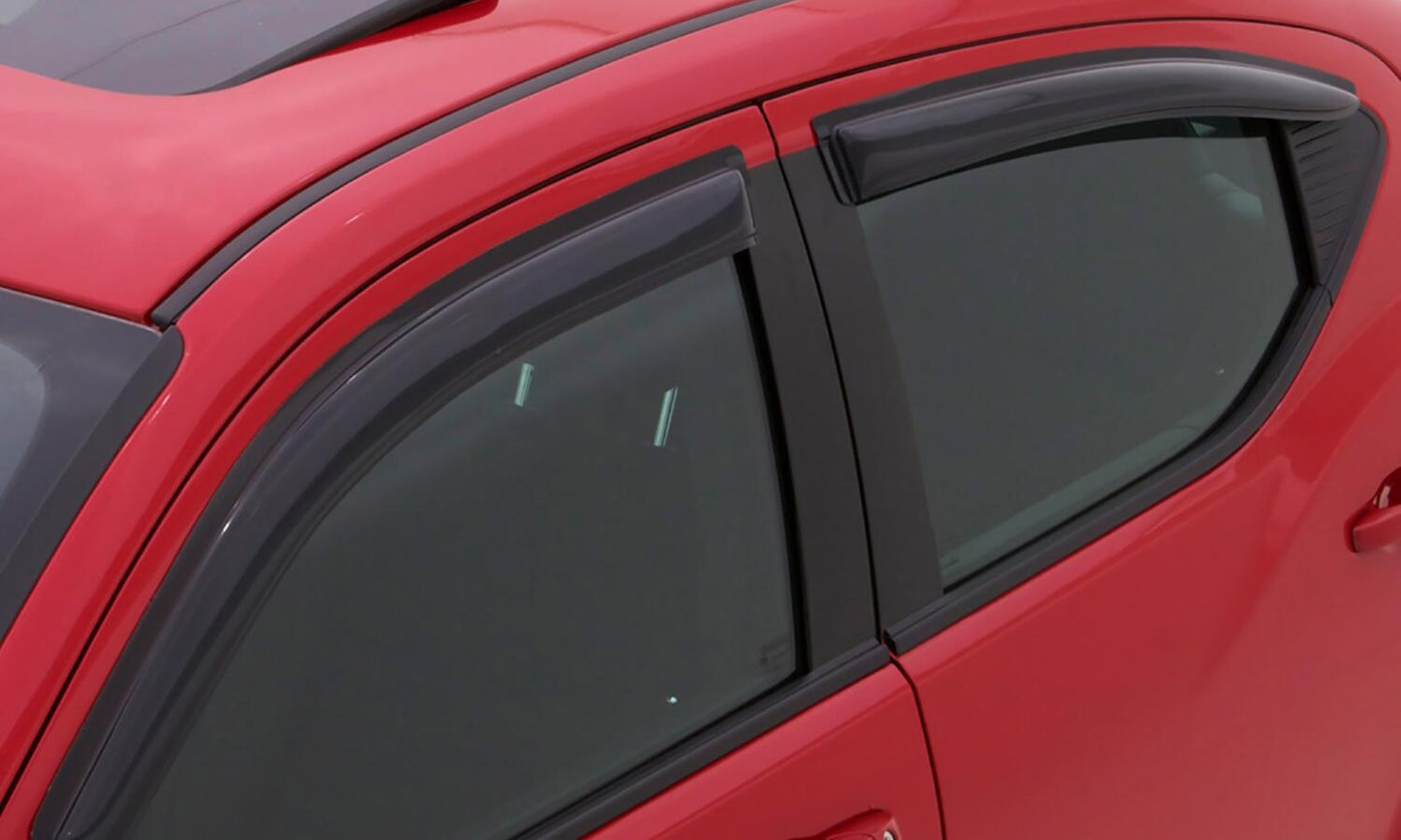 Ventvisor Deflector for 2019-2025 Mazda 3 Hatchback Smoke Outside Mount 4 Piece AVS