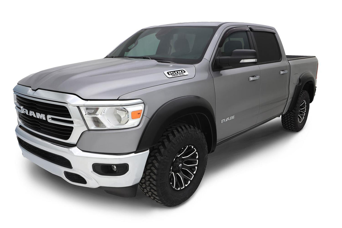 Ventvisor Deflector for 2019-2025 Ram 1500 Quad Cab Pickup Smoke Outside Mount 4 Piece AVS