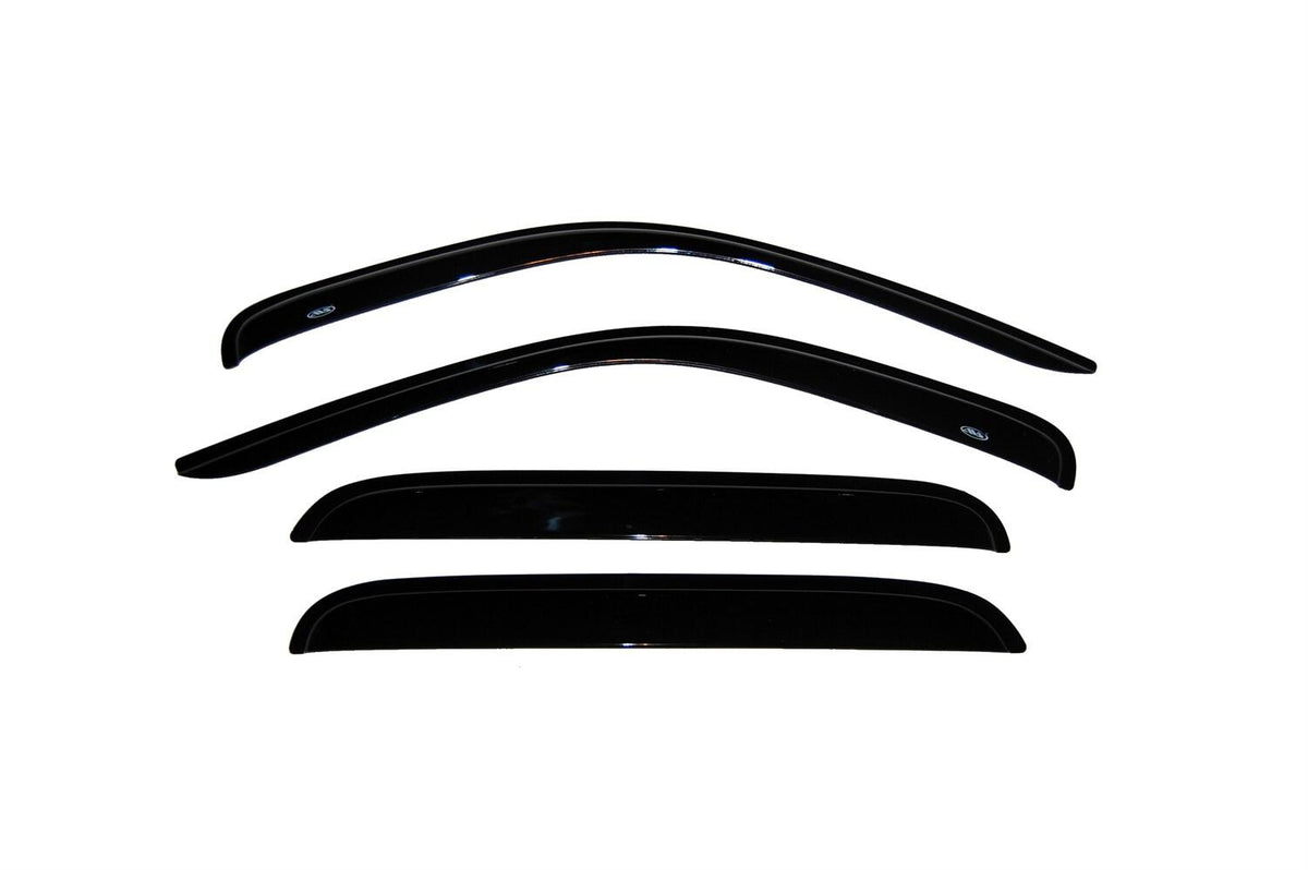 Ventvisor Deflector for 2000-2004 Dodge Dakota Quad Cab Pickup Smoke Outside Mount 4 Piece AVS