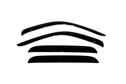 Ventvisor Deflector for 2000-2004 Dodge Dakota Quad Cab Pickup Smoke Outside Mount 4 Piece AVS