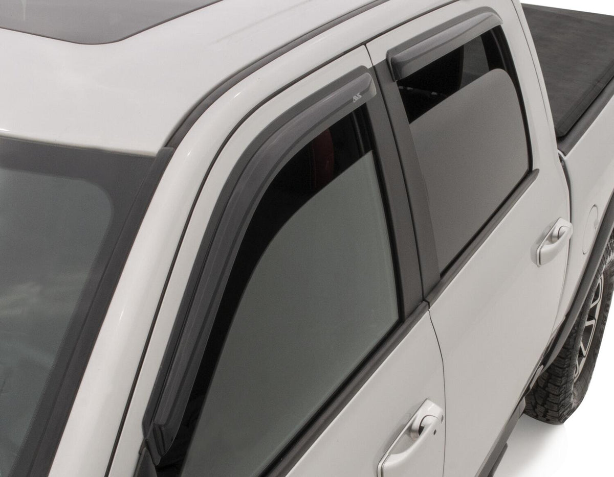 Ventvisor Deflector for 2022-2026 Toyota Tundra CrewMax Cab Pickup Smoke Outside Mount 4 Piece AVS