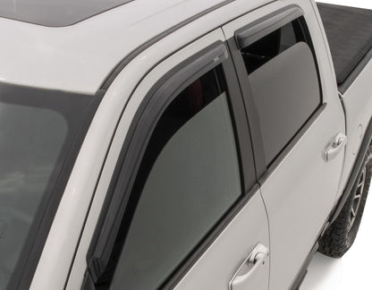 Ventvisor Deflector for 2022-2026 Toyota Tundra CrewMax Cab Pickup Smoke Outside Mount 4 Piece AVS