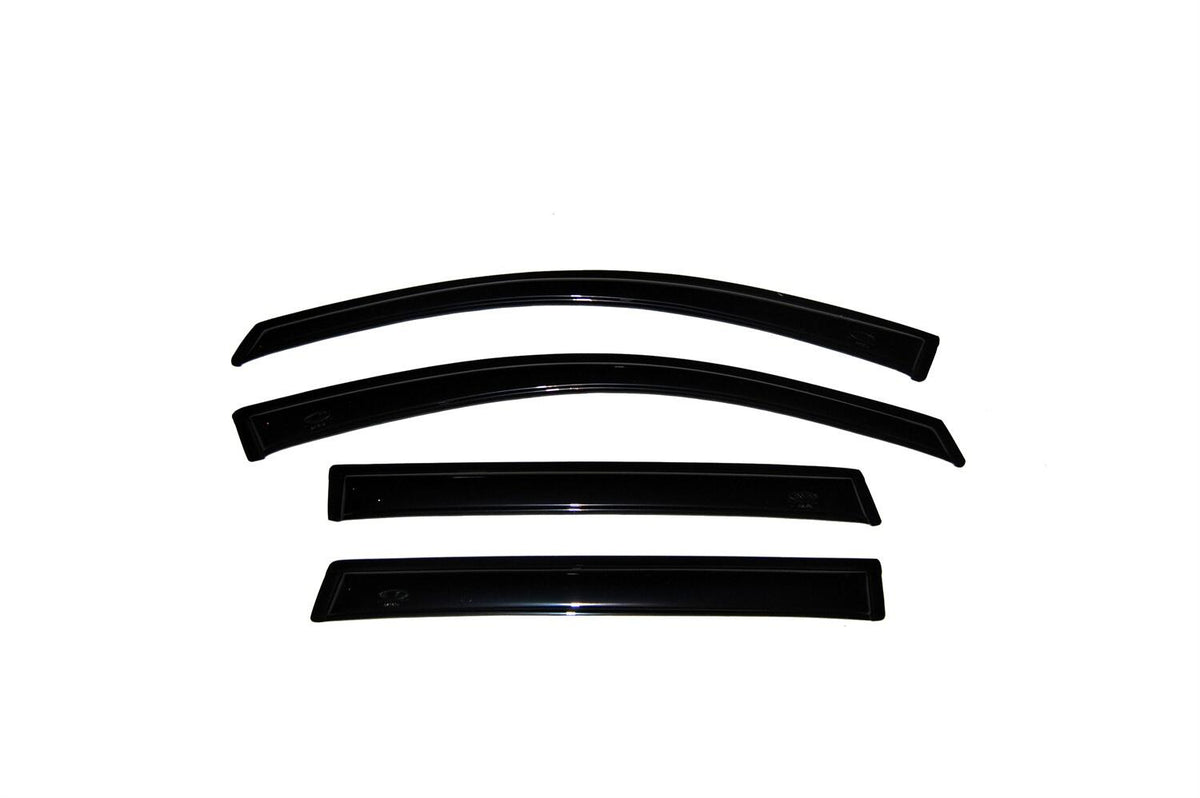 Ventvisor Deflector for 2004-2009 Mazda 3 and More Hatchback Smoke Outside Mount 4 Piece AVS