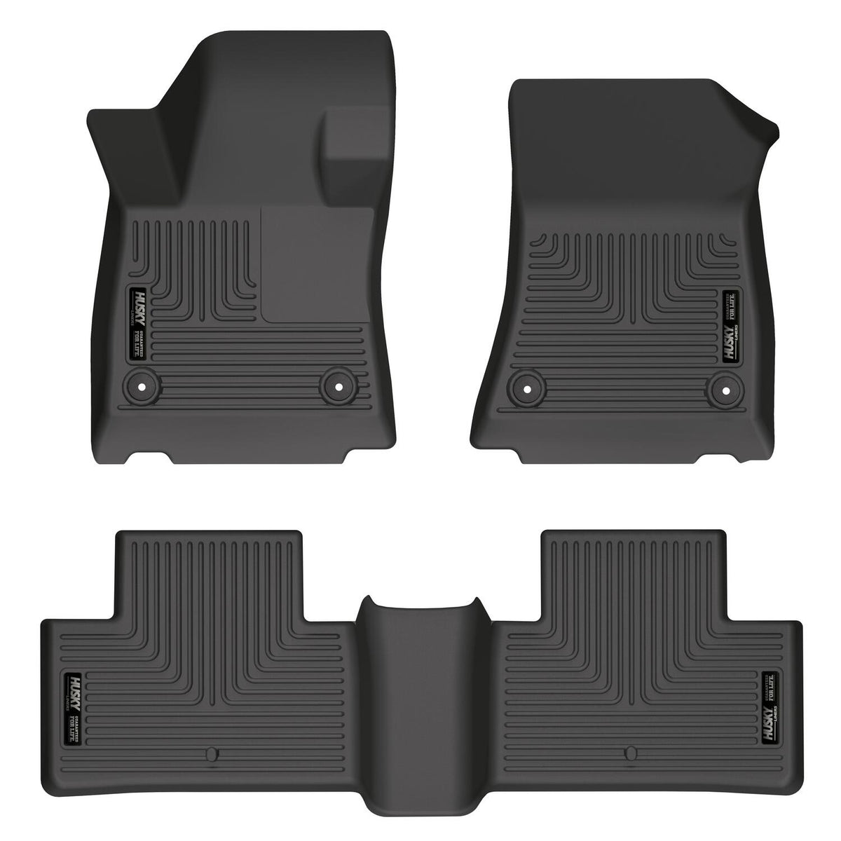 Weatherbeater Front & 2nd Seat Floor Liners For 2022-2025 QX55 Husky Liners