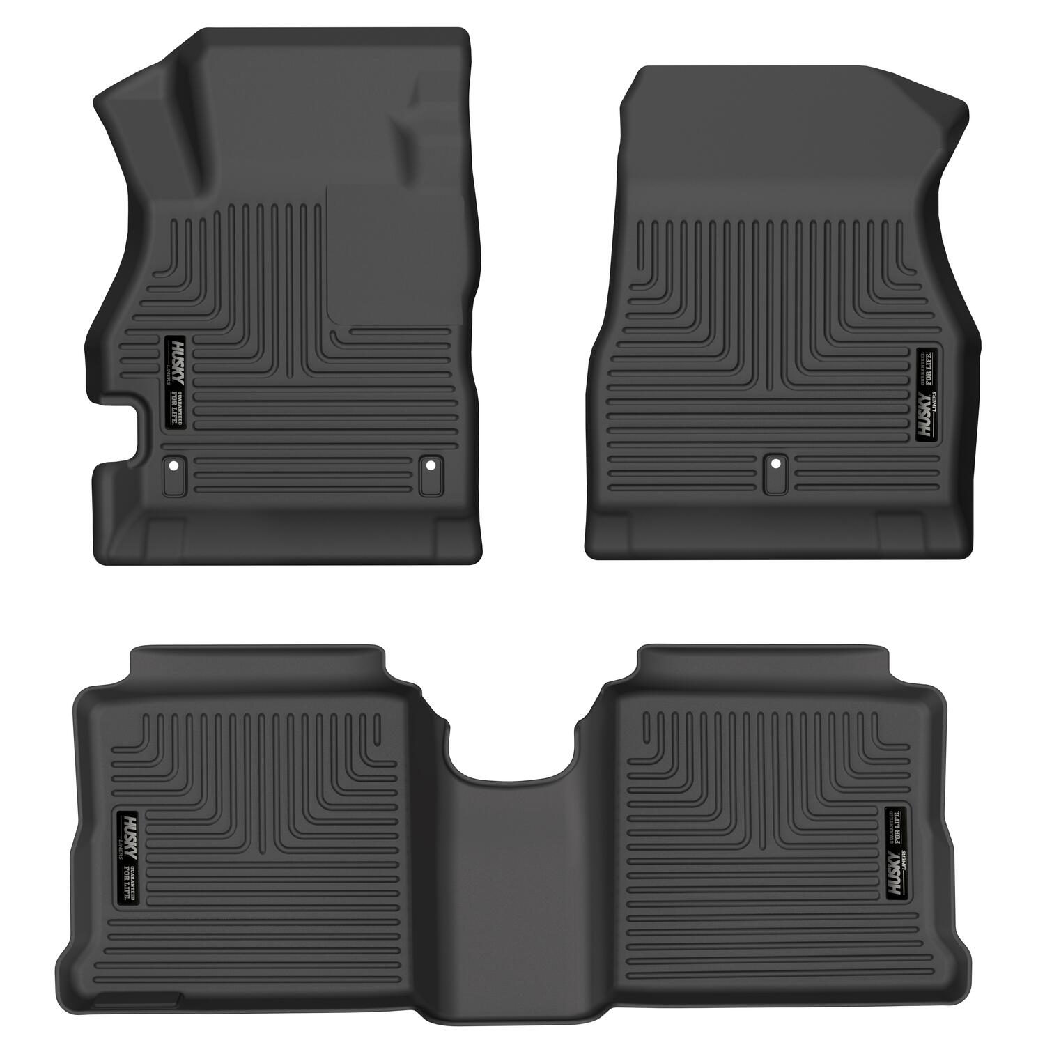 Weatherbeater Front & 2nd Seat Floor Liners For 2020-2024 Versa Husky Liners