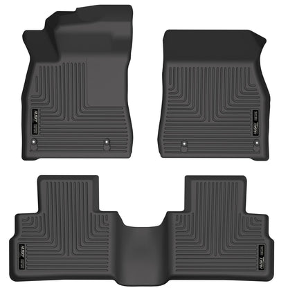 Weatherbeater Front & 2nd Seat Floor Liners For 2020-2025 Sentra Husky Liners