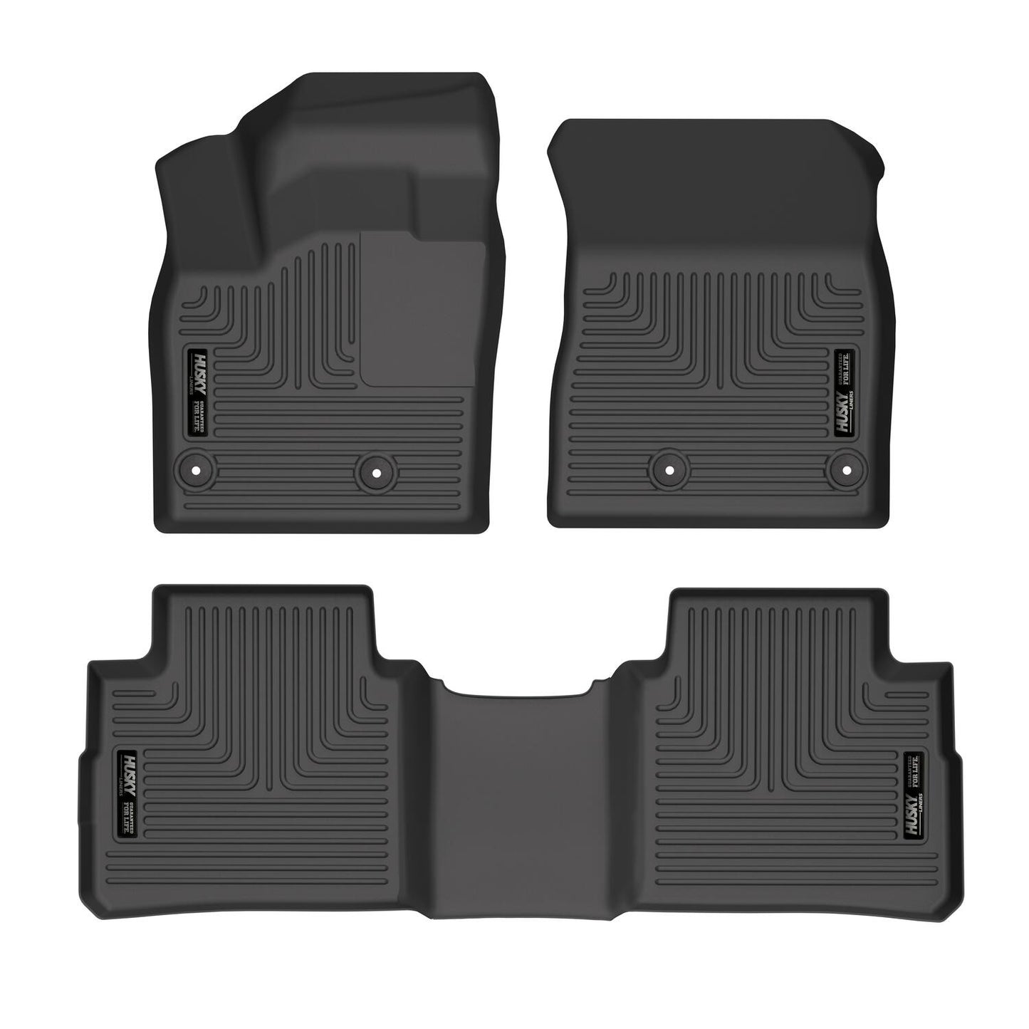 Weatherbeater Front & 2nd Seat Floor Liners For 2021-2025 Rogue Husky Liners