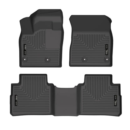 Weatherbeater Front & 2nd Seat Floor Liners For 2021-2025 Rogue Husky Liners