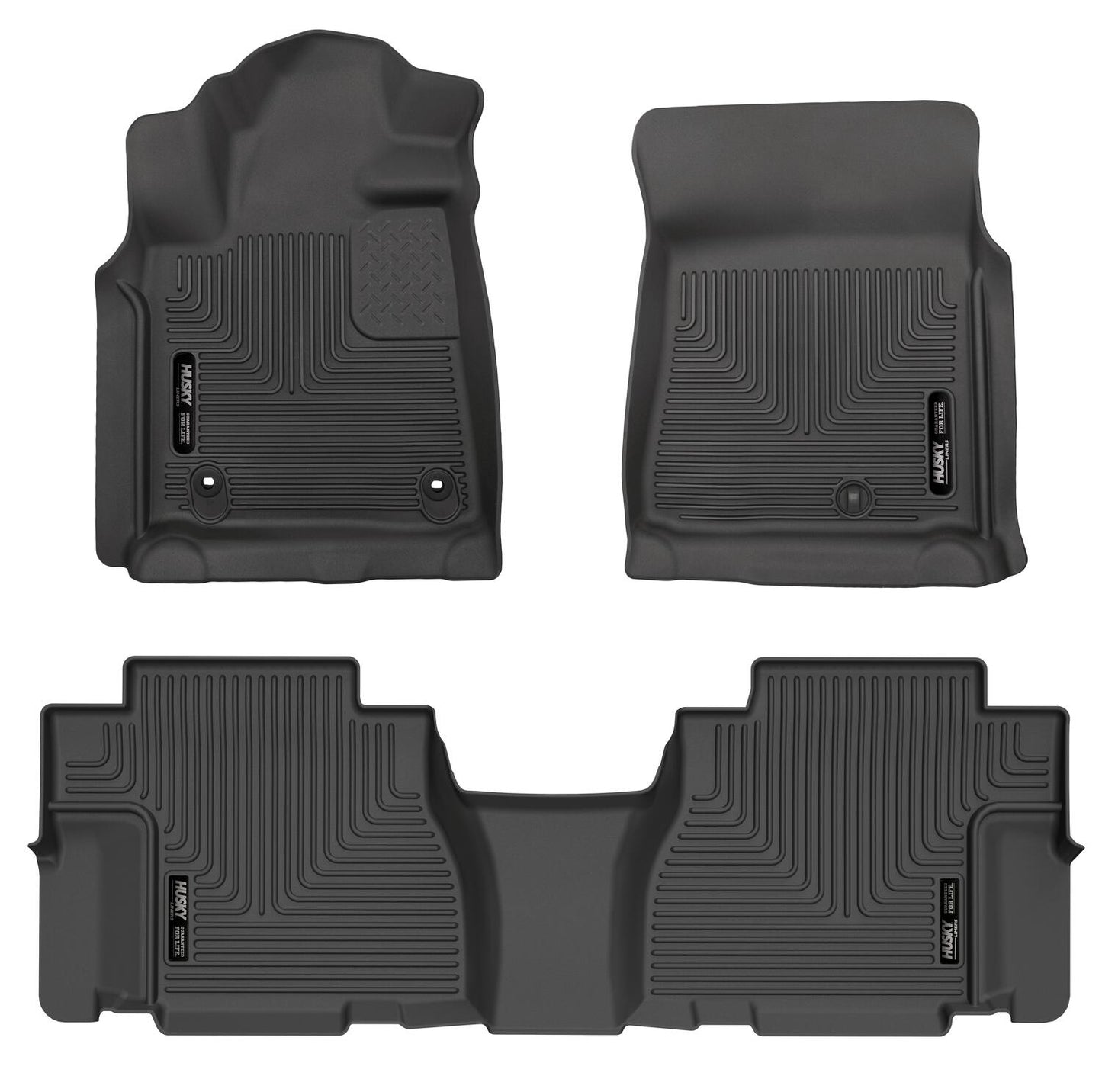 Weatherbeater Front & 2nd Seat Floor Liners For 2012-2022 Sequoia Husky Liners
